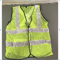 REFLECTIVE SAFETY VEST-GREEN (ELASTIC TYPE) 10PCS